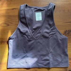 Athleta Aurora Seamless Crop Rib Tank